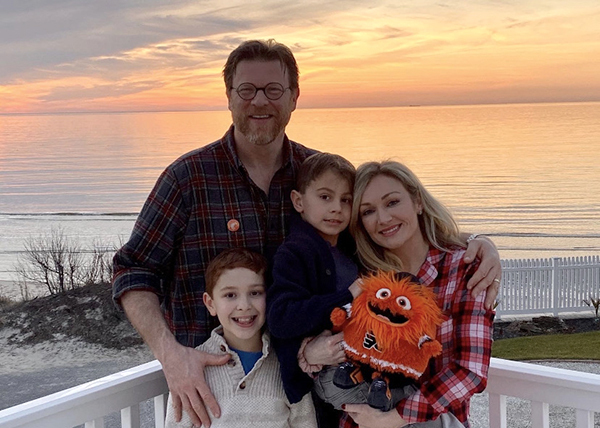 Enjoying Christmas at the shore