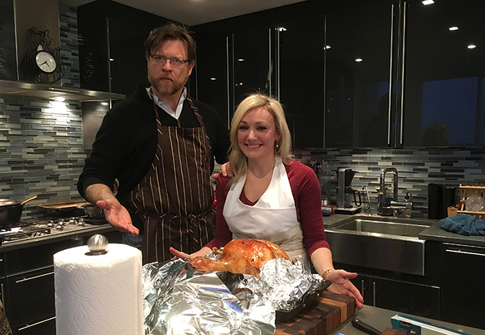Cooking the Thanksgiving feast